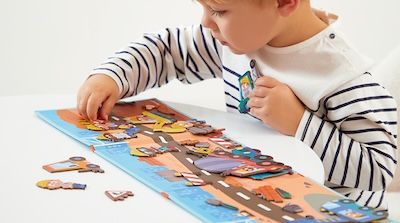 Jeu magnétique pour développer l'imagination des enfants